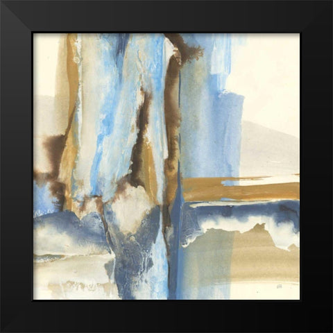 River Run II Black Modern Wood Framed Art Print by Paschke, Chris