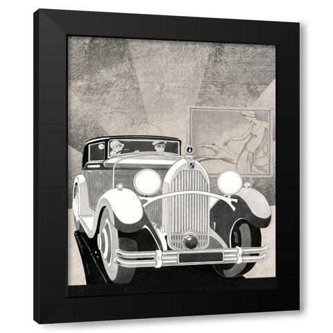 Road Tour I No Words Black Modern Wood Framed Art Print with Double Matting by Schlabach, Sue