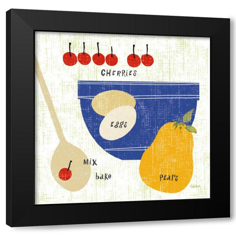 Baking It I Black Modern Wood Framed Art Print with Double Matting by Schlabach, Sue