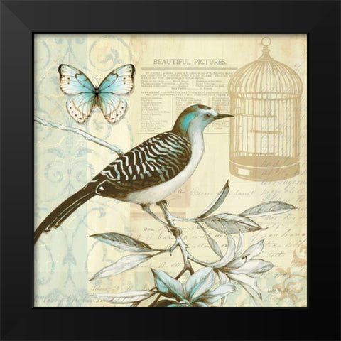 Freedom I Black Modern Wood Framed Art Print by Audit, Lisa