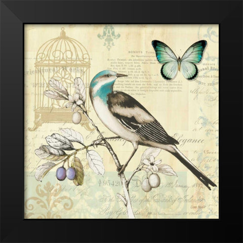 Freedom II Black Modern Wood Framed Art Print by Audit, Lisa