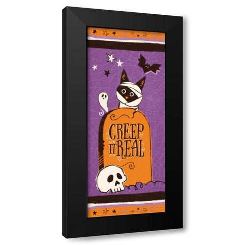 Spooktacular XIV Black Modern Wood Framed Art Print with Double Matting by Penner, Janelle