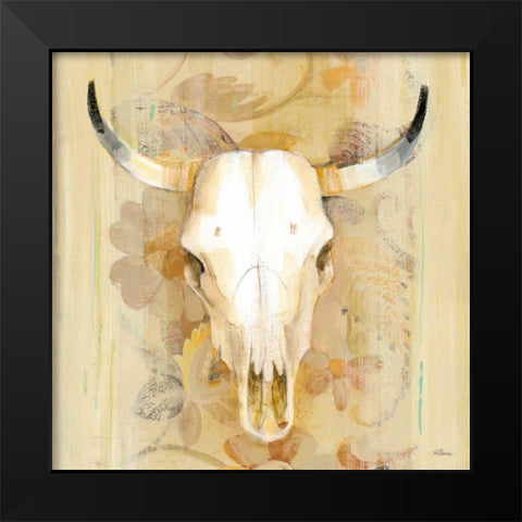 Hers Crop Black Modern Wood Framed Art Print by Hristova, Albena