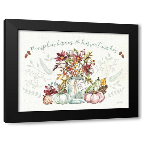 Festive Foliage I v2 Black Modern Wood Framed Art Print by Tavoletti, Anne