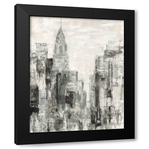 Manhattan Neutral I Crop Black Modern Wood Framed Art Print by Vassileva, Silvia