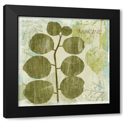 Woodland Thoughts I Black Modern Wood Framed Art Print by Mullan, Michael
