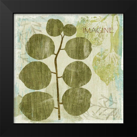 Woodland Thoughts I Black Modern Wood Framed Art Print by Mullan, Michael