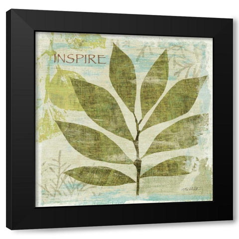 Woodland Thoughts II Black Modern Wood Framed Art Print by Mullan, Michael