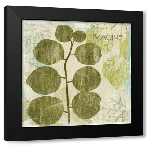 Woodland Thoughts I Black Modern Wood Framed Art Print by Mullan, Michael