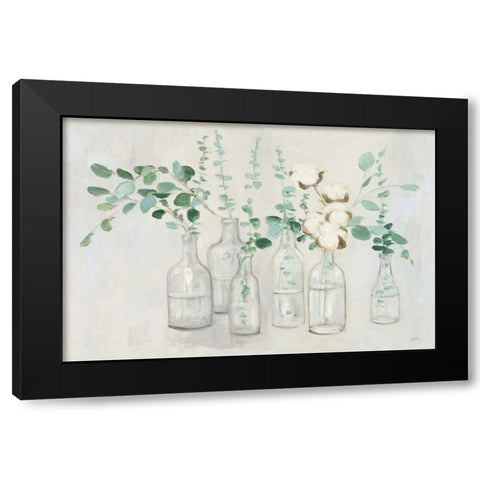Summer Cuttings III v2 Black Modern Wood Framed Art Print by Purinton, Julia