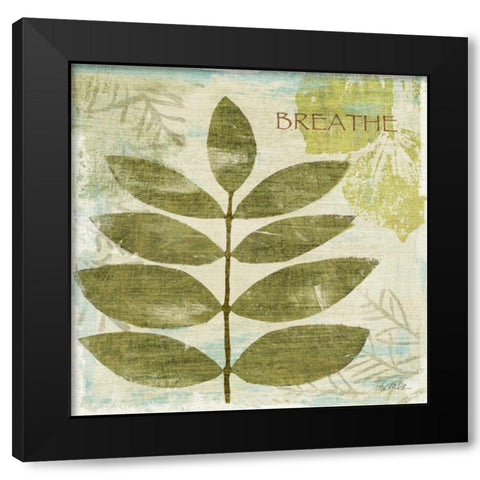 Woodland Thoughts IV Black Modern Wood Framed Art Print by Mullan, Michael