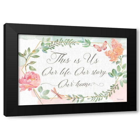 Watercolorful IV Black Modern Wood Framed Art Print by Grove, Beth