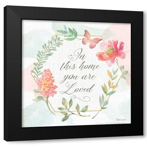 Watercolorful VII Black Modern Wood Framed Art Print by Grove, Beth