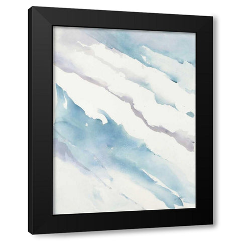 Drift Black Modern Wood Framed Art Print with Double Matting by Schick, Mike