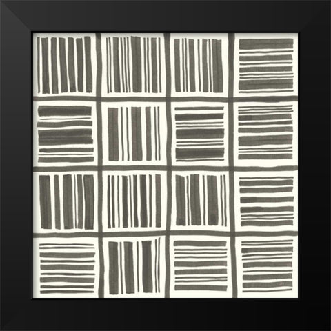 Graphics I Black Modern Wood Framed Art Print by Paschke, Chris