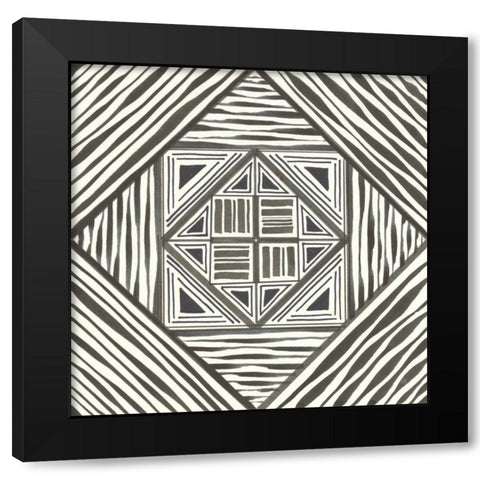Graphics II Black Modern Wood Framed Art Print by Paschke, Chris
