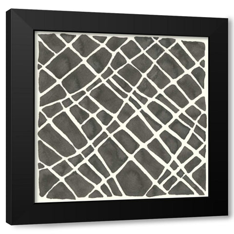 Graphics VI Black Modern Wood Framed Art Print by Paschke, Chris