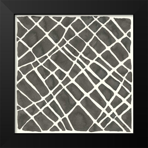 Graphics VI Black Modern Wood Framed Art Print by Paschke, Chris