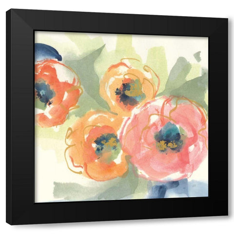 Buttercup I Black Modern Wood Framed Art Print by Paschke, Chris