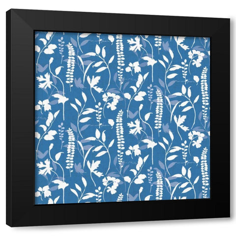 Blue and Green Garden Step 03A Black Modern Wood Framed Art Print by Audit, Lisa