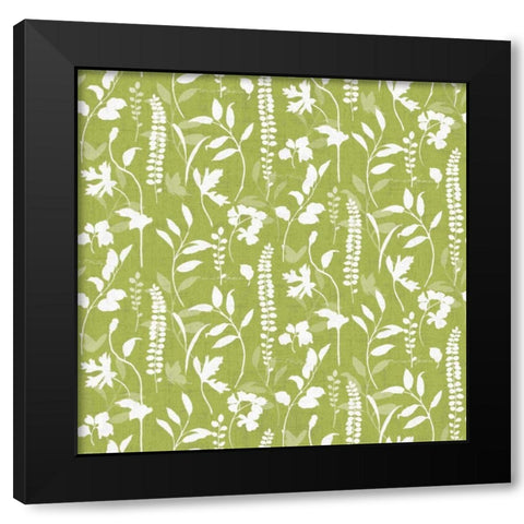 Blue and Green Garden Step 03B Black Modern Wood Framed Art Print by Audit, Lisa