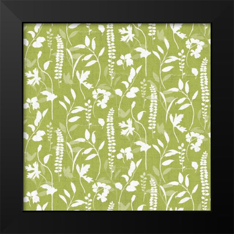 Blue and Green Garden Step 03B Black Modern Wood Framed Art Print by Audit, Lisa