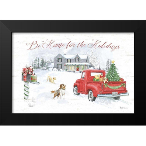 Farmhouse Holidays VI Black Modern Wood Framed Art Print by Grove, Beth