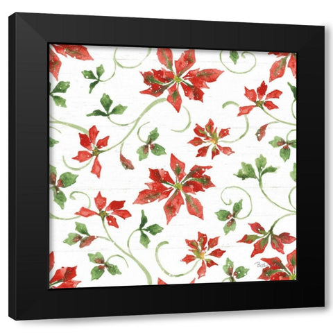Farmhouse Holidays Step 04 Black Modern Wood Framed Art Print with Double Matting by Grove, Beth