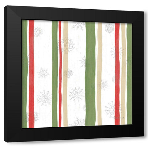 Farmhouse Holidays Step 07 Black Modern Wood Framed Art Print with Double Matting by Grove, Beth