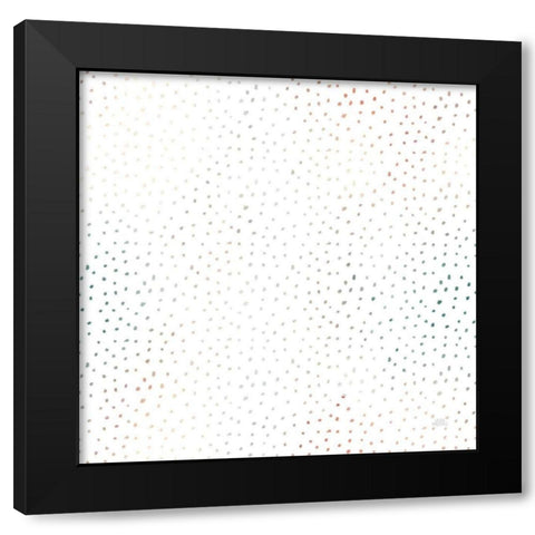 World Traveler Pattern XVIIB Black Modern Wood Framed Art Print by Marshall, Laura