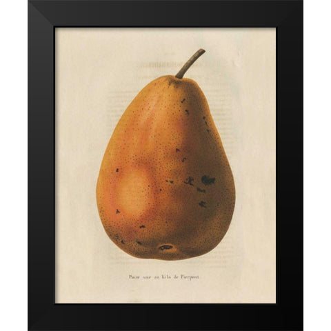 Pierpont v2 Black Modern Wood Framed Art Print by Wild Apple Portfolio