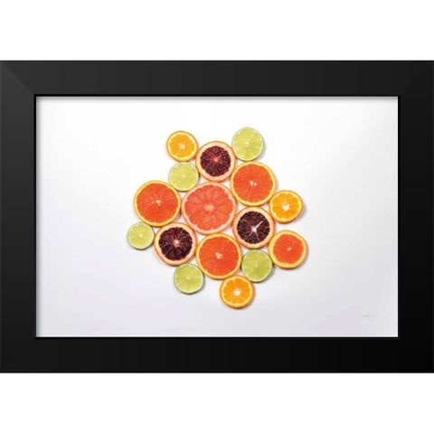 Sunny Citrus I Black Modern Wood Framed Art Print by Bradley, Felicity