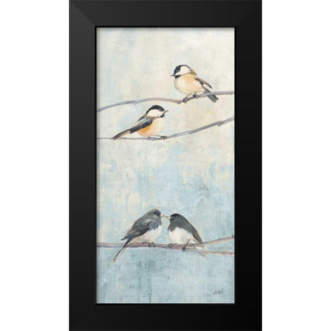 Hanging Out I Black Modern Wood Framed Art Print by Purinton, Julia