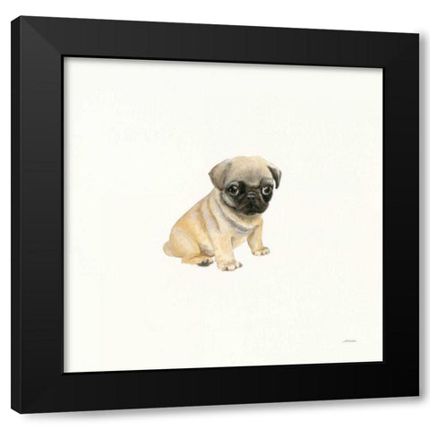 Cutie I Black Modern Wood Framed Art Print with Double Matting by Ducklow, Patsy