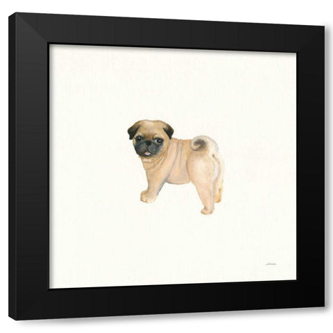 Cutie II Black Modern Wood Framed Art Print with Double Matting by Ducklow, Patsy