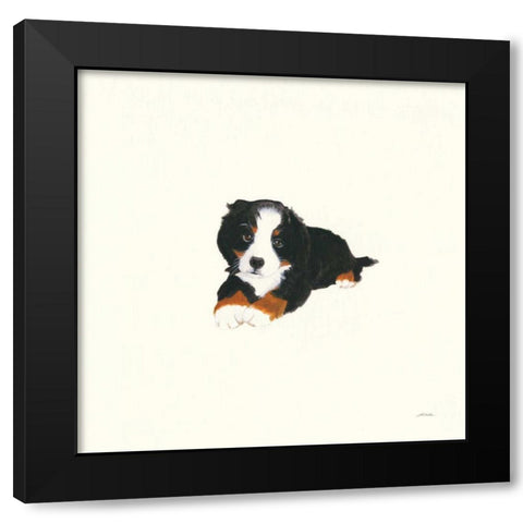 Gertie I Black Modern Wood Framed Art Print with Double Matting by Ducklow, Patsy