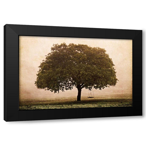 The Hopeful Oak Black Modern Wood Framed Art Print by Van Swearingen, Debra