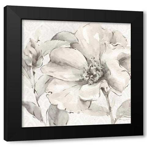 Indigold IV Gray Black Modern Wood Framed Art Print with Double Matting by Audit, Lisa