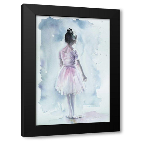 Time to go on Black Modern Wood Framed Art Print by Valle, Aimee Del