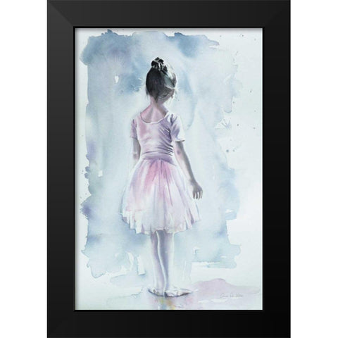 Time to go on Black Modern Wood Framed Art Print by Valle, Aimee Del