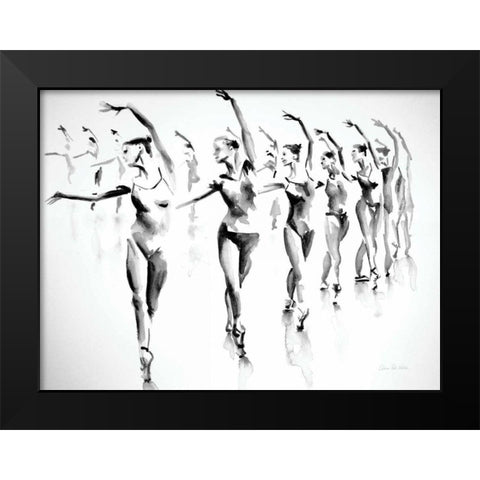 Rehearsal Black Modern Wood Framed Art Print by Valle, Aimee Del