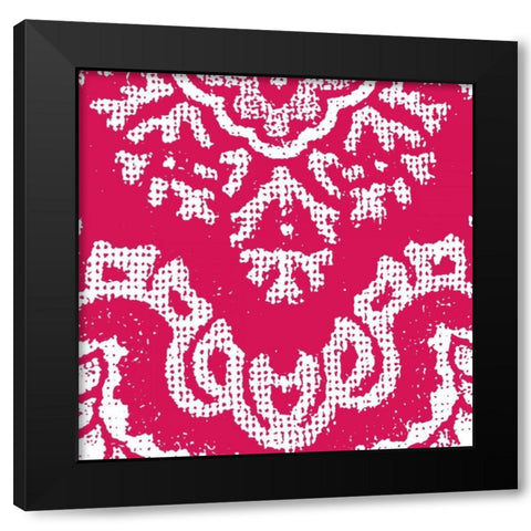 Boho Bright I Black Modern Wood Framed Art Print with Double Matting by Wild Apple Portfolio