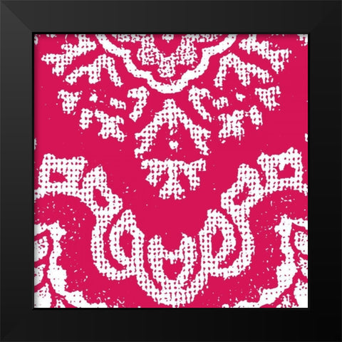 Boho Bright I Black Modern Wood Framed Art Print by Wild Apple Portfolio