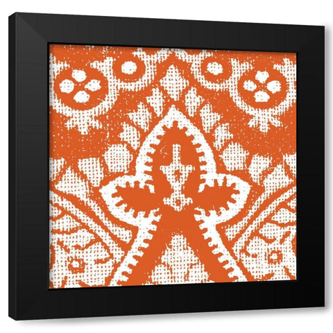Boho Bright III Black Modern Wood Framed Art Print with Double Matting by Wild Apple Portfolio