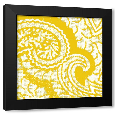 Boho Bright IV Black Modern Wood Framed Art Print by Wild Apple Portfolio