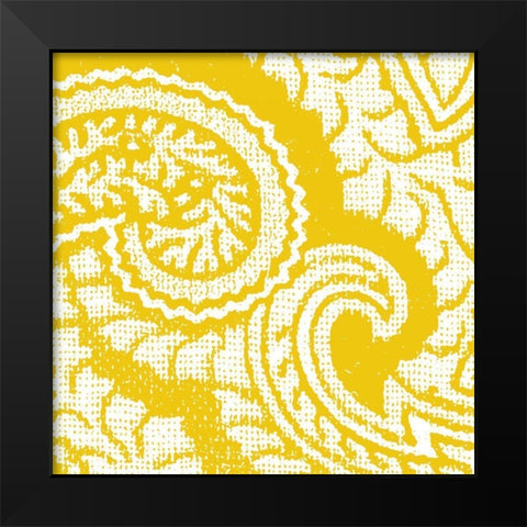 Boho Bright IV Black Modern Wood Framed Art Print by Wild Apple Portfolio