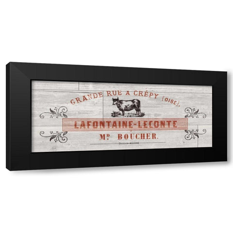 Animal Bill of Sales II Gray Wood Black Modern Wood Framed Art Print with Double Matting by Wild Apple Portfolio