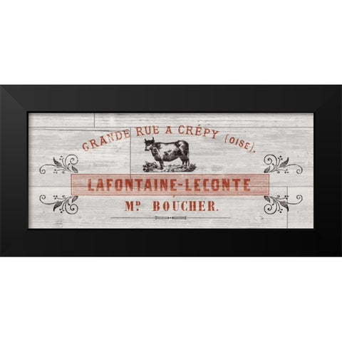 Animal Bill of Sales II Gray Wood Black Modern Wood Framed Art Print by Wild Apple Portfolio