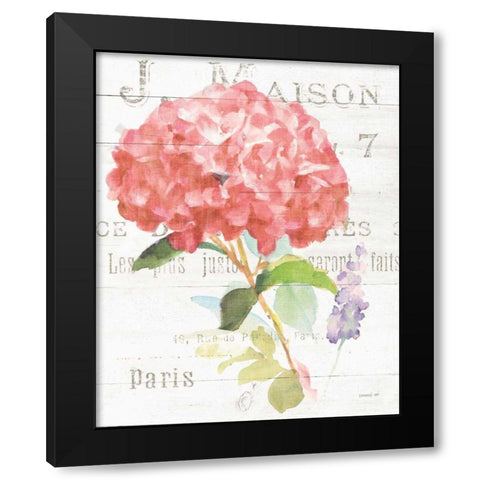 Maison des Fleurs VI Black Modern Wood Framed Art Print with Double Matting by Nai, Danhui