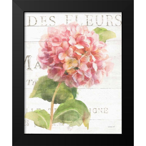 Maison des Fleurs VII Black Modern Wood Framed Art Print by Nai, Danhui